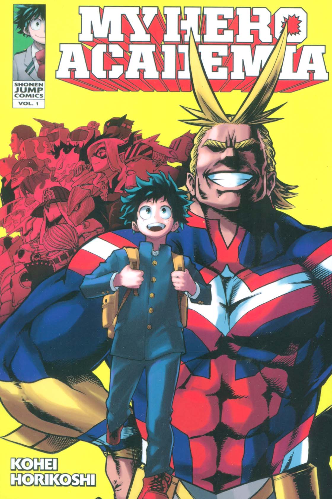 مانگا انگلیسی آکادمی قهرمانی من 1 (my hero academia)