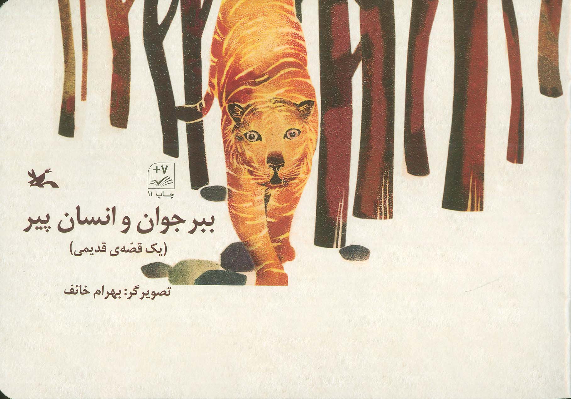 ببر جوان و انسان پیر