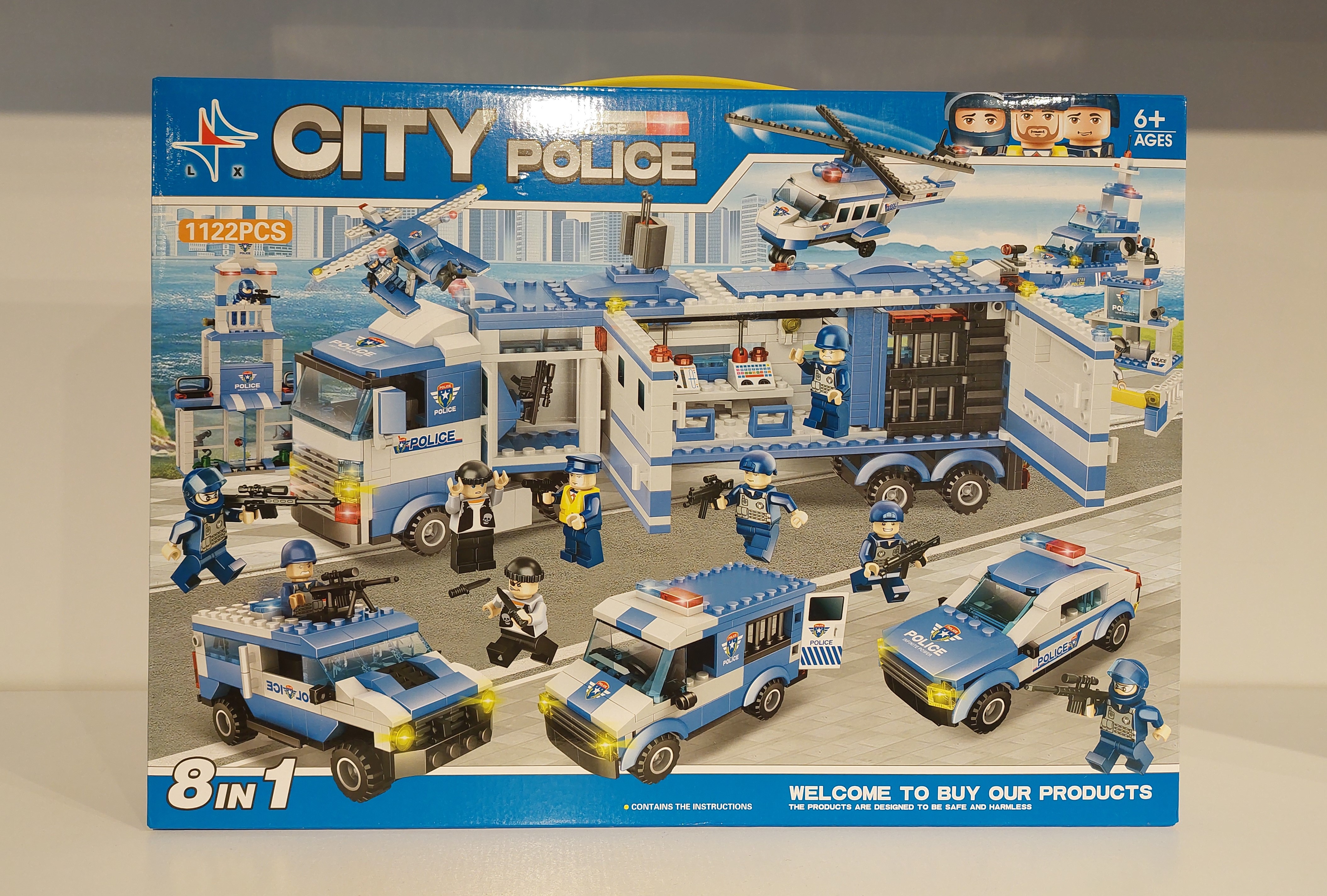 لگو-1122-قطعه-شهر-پلیس-8-در-1-کد-lx.a322
