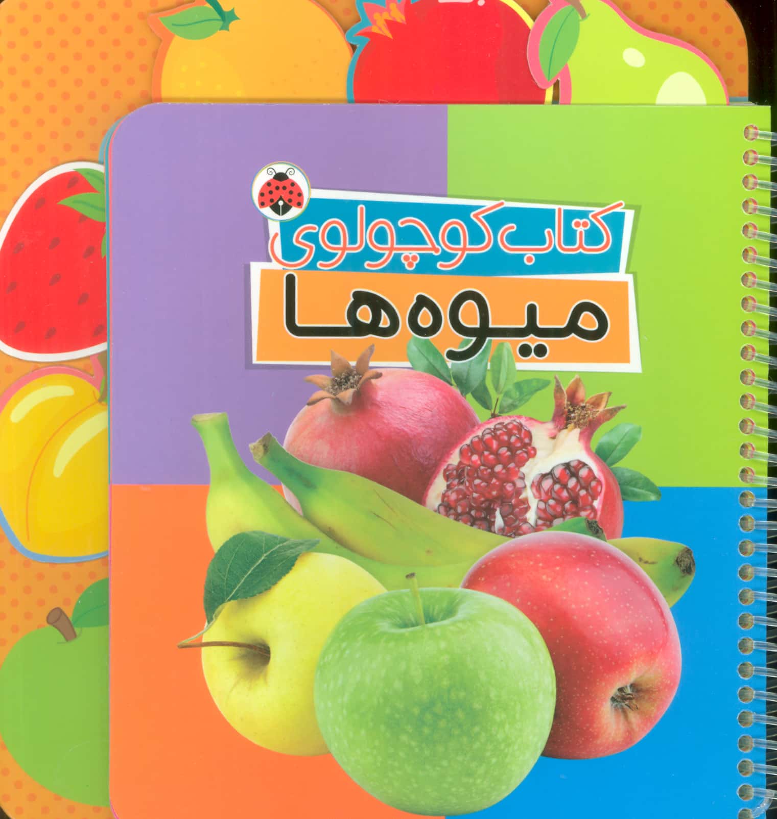 کتاب کوچولوی میوه ها (2زبانه،سیمی،لمینت،خشتی بزرگ،شهر قلم)